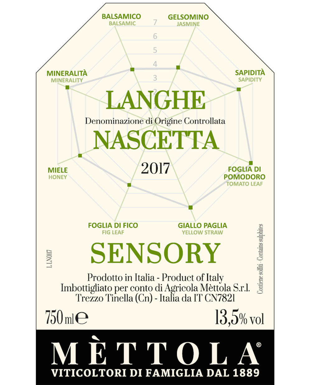 Langhe Doc Nascetta - Sensory